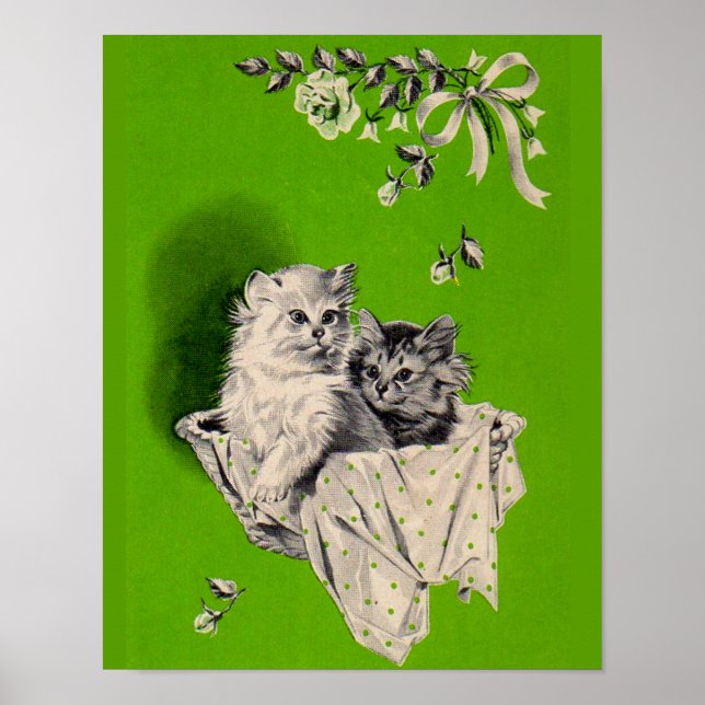 Kleines Kätzchen Poster (Vorne)