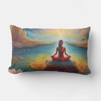 Kleines Kissen in Yogaform