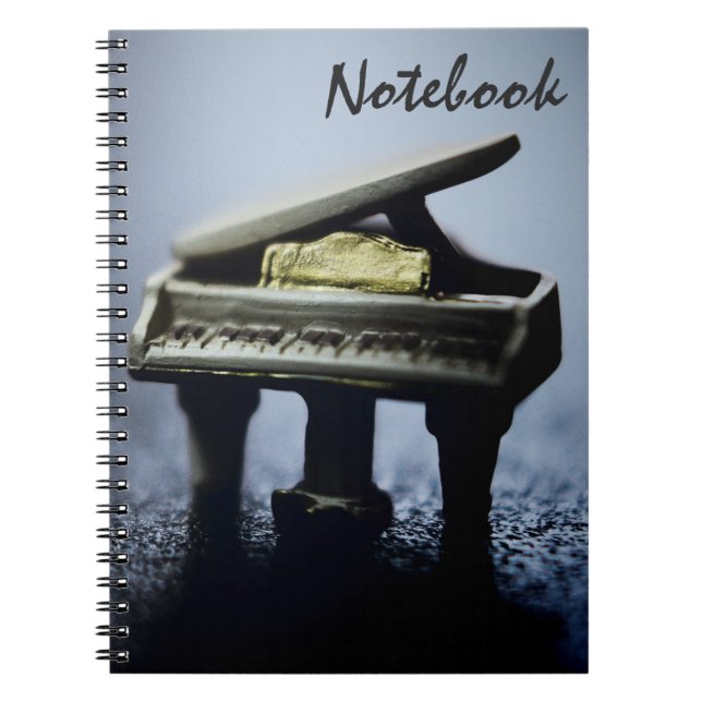 Kleines KlavierNotebook Notizblock (Vorderseite)