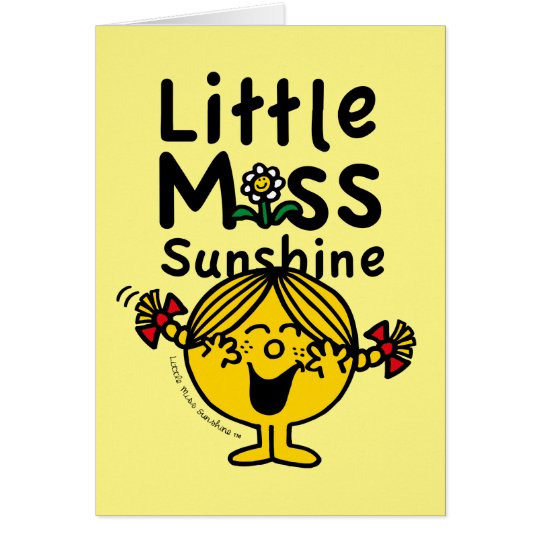 Kleines kleines Fräulein Sunshine Laughs Karte