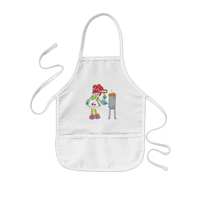 Kleines Kochs-Mädchen Kinderschürze (Vorne)