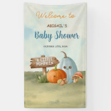 Kleines, köstliches Baby-Duschgel-Banner