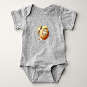 Kleines Küken schlüpft Baby-Body Baby Strampler
