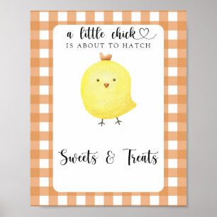 Kleines Küken - Süßigkeiten und Leckerlis Baby-Par Poster