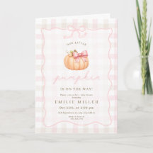 Kleines Kürbismädchen Baby Shower Herbst Kürbis Sc