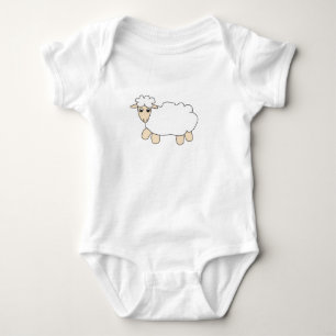 Kleines Lamm Baby Strampler
