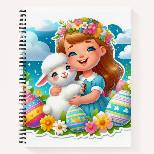 Kleines Lamm: Klassischer Charme Notizbuch (Vorderseite)