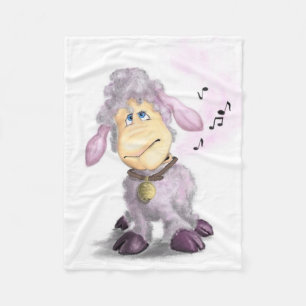 Kleines Lamm mit Bell Baby Fleece Blanket