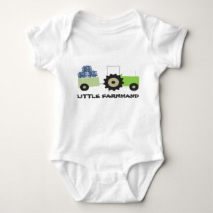 Kleines Landarbeiter-Shirt Baby Strampler