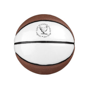Kleines landwirtschaftliches Betrieb Promotionslog Mini Basketball