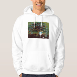 Kleines Mädchen auf dem Baum von Träumen Hoodie