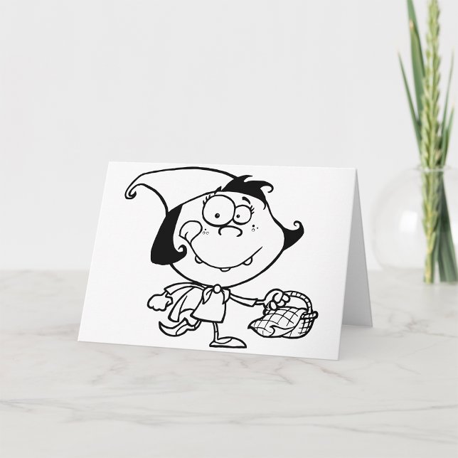 Kleines Mädchen auf einer picknicken Grußkarte Karte (Von Creator hochgeladen)