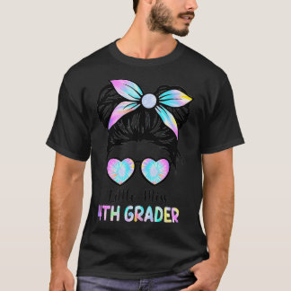 Kleines Mädchen der vierten Klasse zurück zur Schu T-Shirt