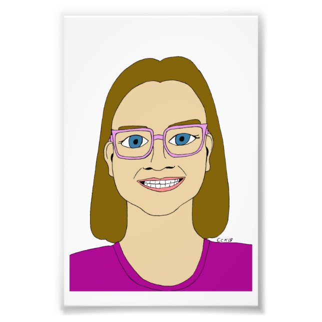 kleines Mädchen Fotodruck (Vorne)