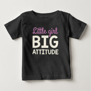 Kleines Mädchen große Einstellung Baby T-shirt