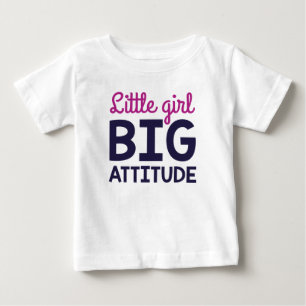 Kleines Mädchen große Einstellung Baby T-shirt