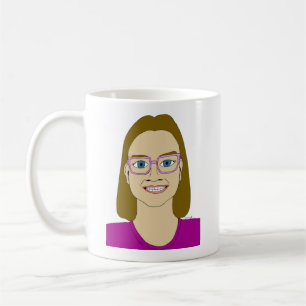 kleines Mädchen Kaffeetasse