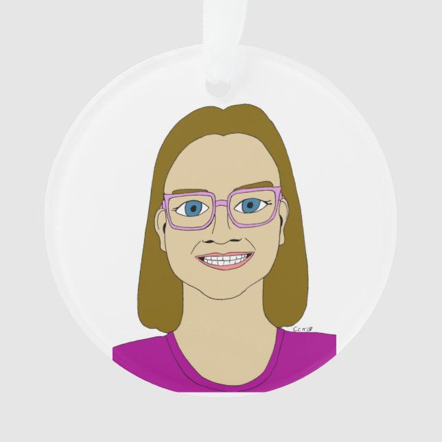 kleines Mädchen Ornament (Vorderseite)