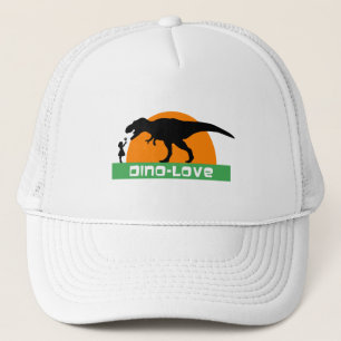 Kleines Mädchen und Dinosaurier Truckerkappe