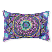 Kleines Mandala-Hundebett