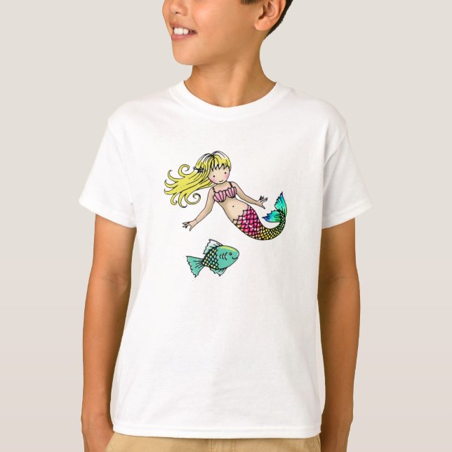 Kleines Meerjungfrau-Shirt für Kinder T-Shirt (Vorderseite)