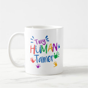 Kleines menschliches zahmeres kaffeetasse