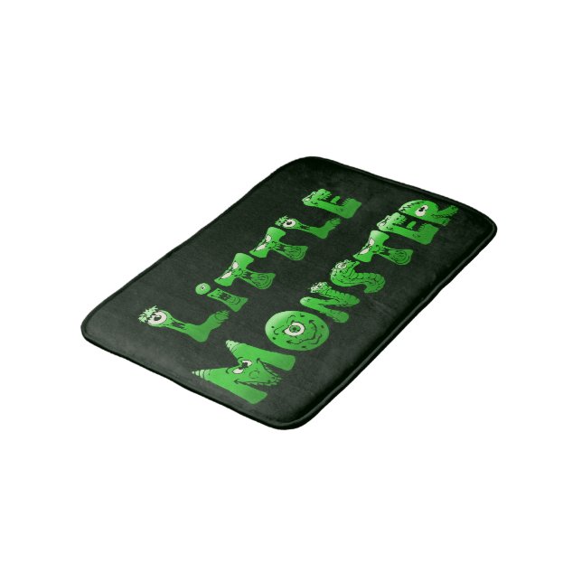 Kleines Monster Badematte (Schrägansicht)