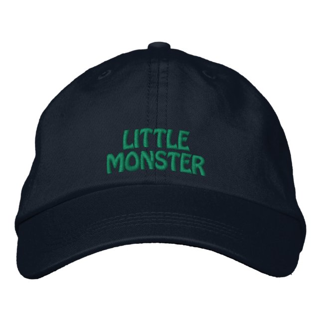 Kleines Monster Halloween bestickte Spitze Baseballkappe (Vorderseite)