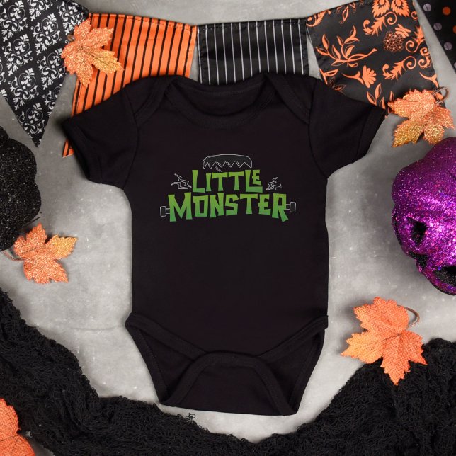 Kleines Monster Halloween Familie Matching Funny Baby Strampler (Little Monster Halloween Family Matching Bodysuit)