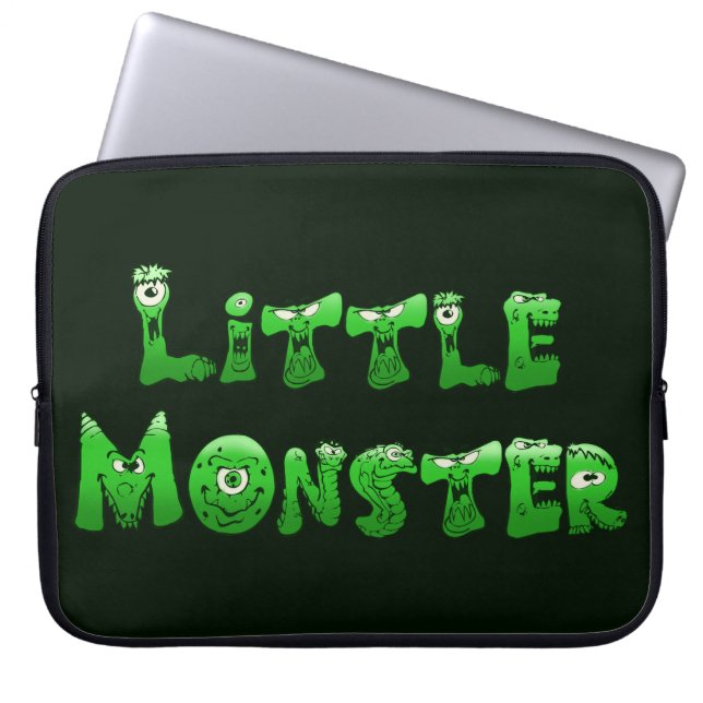 Kleines Monster Laptopschutzhülle (Vorderseite)