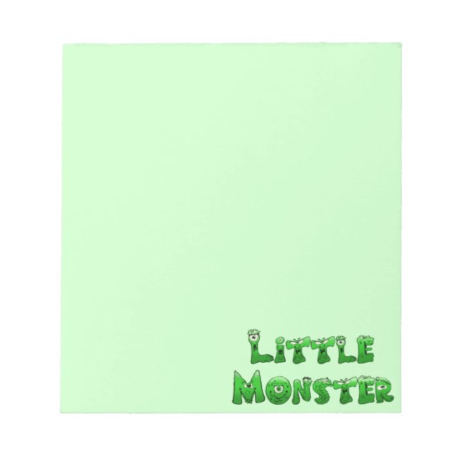 Kleines Monster Notizblock (Vorderseite)