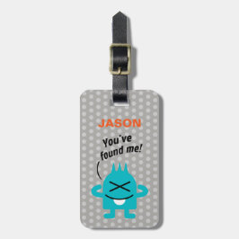 Kleines Monster (personalisierbar) Gepäckanhänger