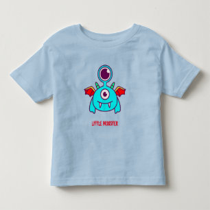 Kleines Monster (personalisierbarer Text) Kleinkind T-shirt
