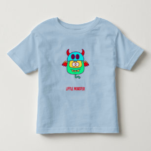Kleines Monster (personalisierbarer Text) Kleinkind T-shirt