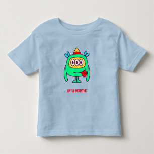 Kleines Monster (personalisierbarer Text) Kleinkind T-shirt