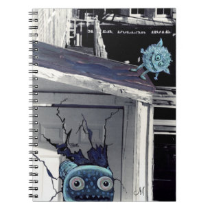 kleines Monsteranmerkungsbuch Notizblock