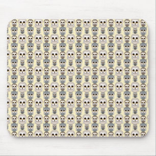 Kleines Muster auf hellgelb Mousepad