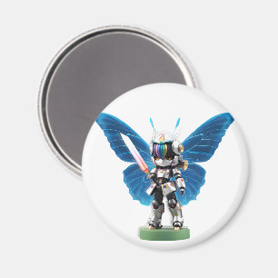 Kleines, niedliches kleines, regenbogenfarbenes Mä Magnet