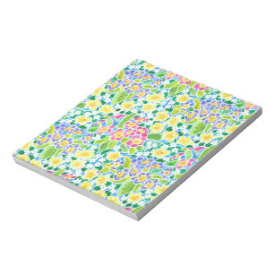 Kleines Notepad oder Jotter, Hübsches Primroses-Mu Notizblock