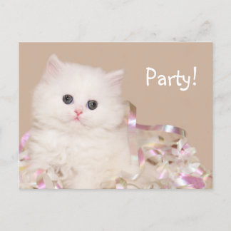 Kleines Party! Einladungspostkarte
