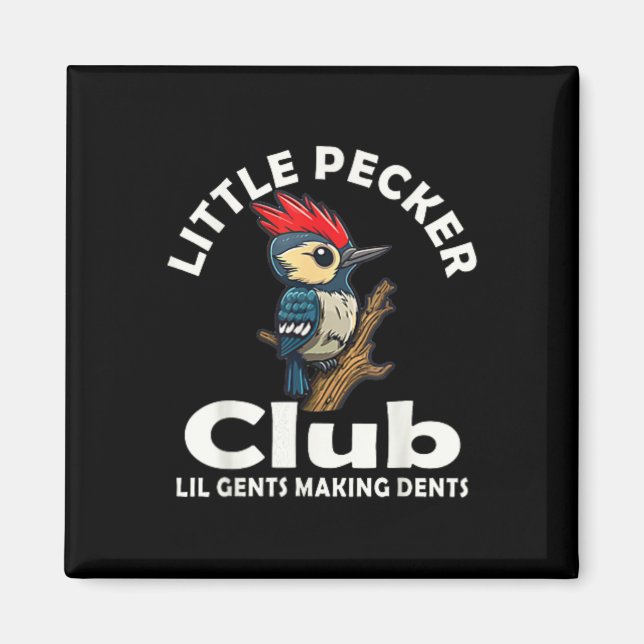 Kleines Pecker Club Shirt vorne und hinten Magnet (Vorne)
