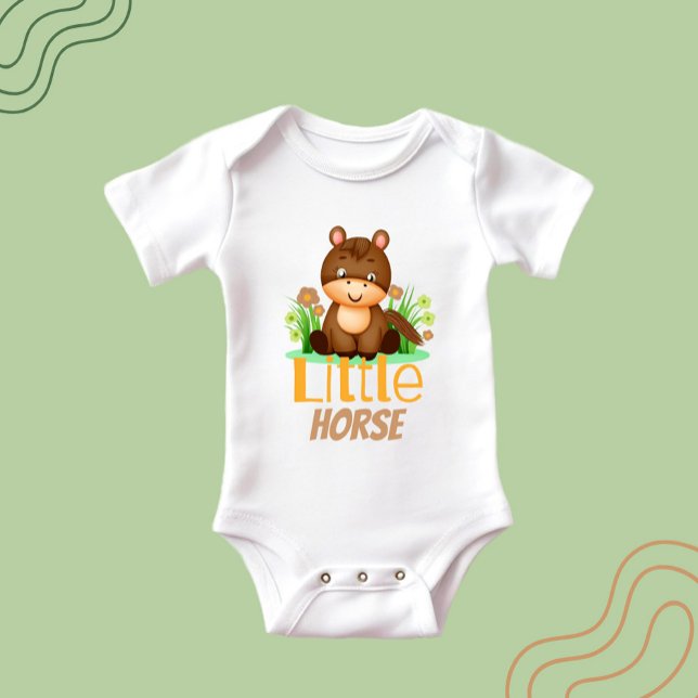 Kleines Pferd Baby Strampler (Von Creator hochgeladen)