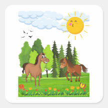 Kleines Pferdedesign für Kinder