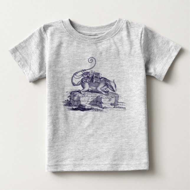 Kleines Possum Baby Outfit Baby T-shirt (Vorderseite)