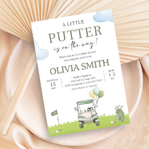 Kleines Putter-Golf-Baby-Shower Einladung