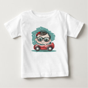 Kleines Racer-Abenteuer Baby T-shirt