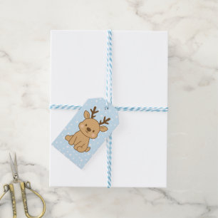 Kleines Rentier Geschenkanhänger