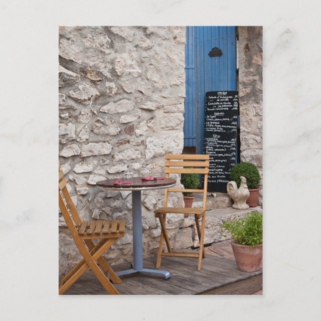 Kleines Restaurant Postkarte (Vorderseite)