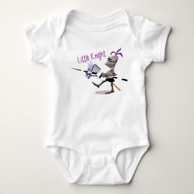 Kleines Ritter-Baby Baby Strampler (Vorderseite)