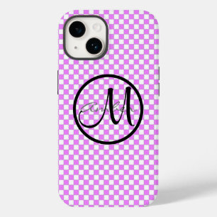 Kleines, rosa, Personalisiertes Muster Ca Case-Mate iPhone 14 Hülle